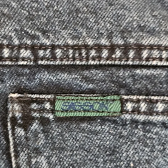 Sasson Mens 34 Vintage 80s Denim Acid Wash Jeans Archival Iconic Rare Investment - Picture 4 of 7